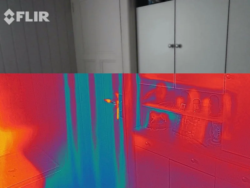 Thermographie d'une enveloppe de bâtiment